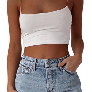 Fitted Cropped Tank